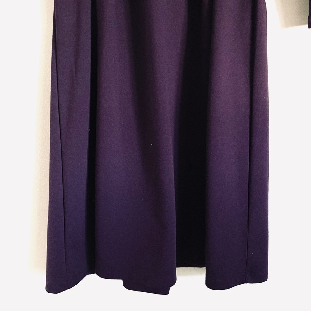 Lands' End Ponte Faux Wrap Mini Dress Size S (6 - 8) EUC - Picture 6 of 12